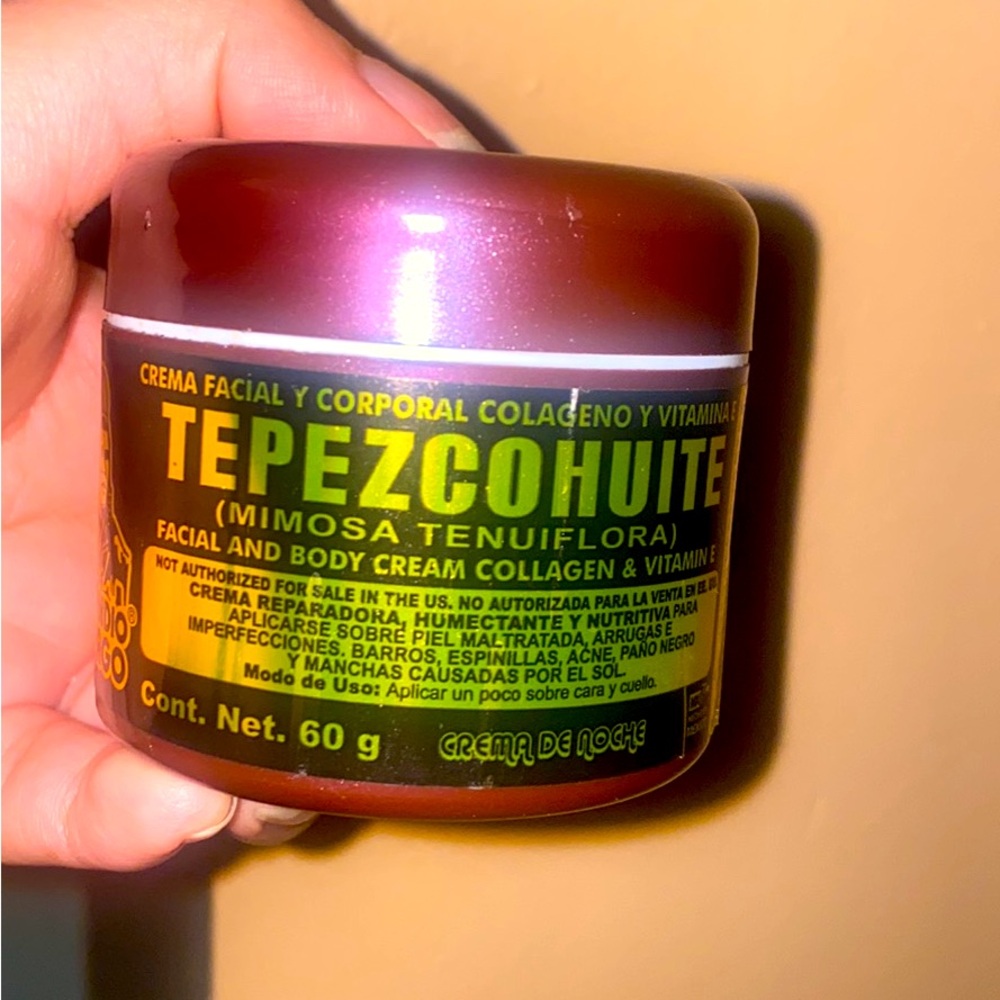 Mexican tepezcuhite cream